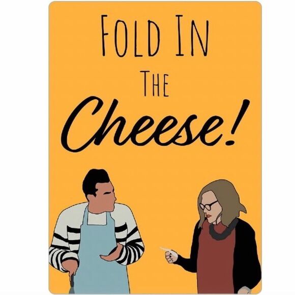 Schitt’s Creek “Fold in the Cheese!” Magnet - Picture 2 of 2